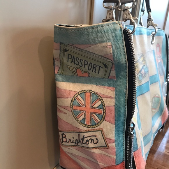 Brighton tote travel shoulder bag Rare Find - Picture 5 of 8